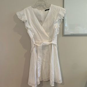White eyelet dress